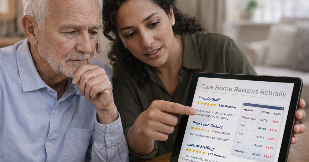 What Care Home Reviews Actually Tell You: A Pattern-Reading Guide